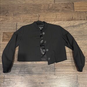 Rachel Zoe Women's Black Cropped Blazer